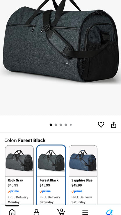 MIXI CARRY ON LUGGAGE  LARGE TRAVEL BAG