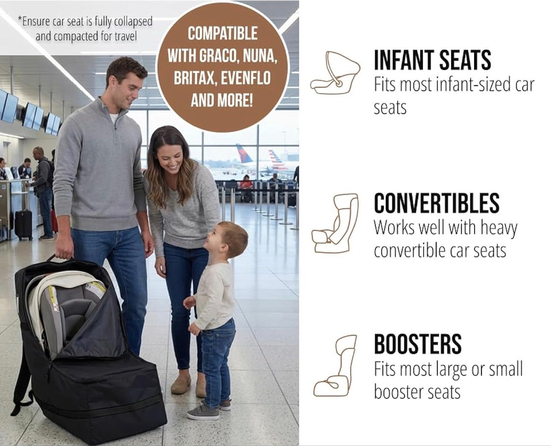 GORILLA GRIP CAR SEAT TRAVEL BAG