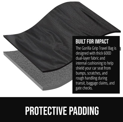 GORILLA GRIP CAR SEAT TRAVEL BAG