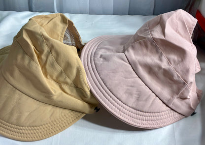 Women Visor Ponytail Sun Hat