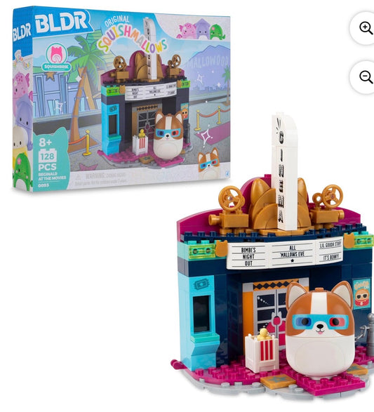 BLDR Squishmallows Reginald at The Movies Building Set