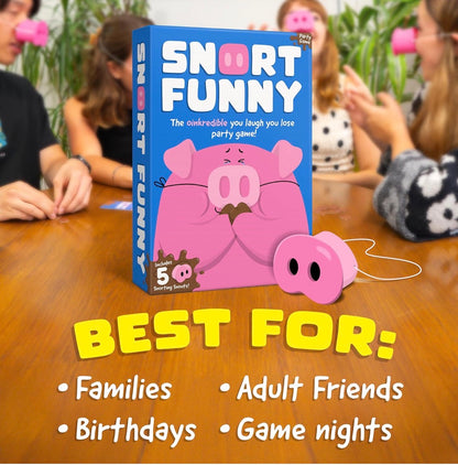 Snort Funny - The Oinkredible You Laugh You Lose Party Game