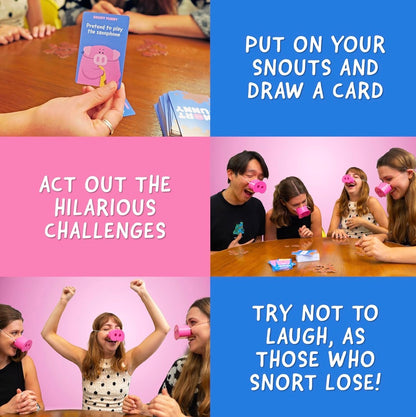 Snort Funny - The Oinkredible You Laugh You Lose Party Game