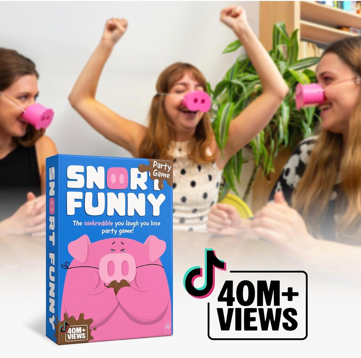 Snort Funny - The Oinkredible You Laugh You Lose Party Game