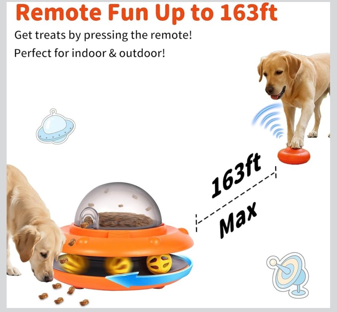 UFO PET AUTOMATIC FEEDING TOY