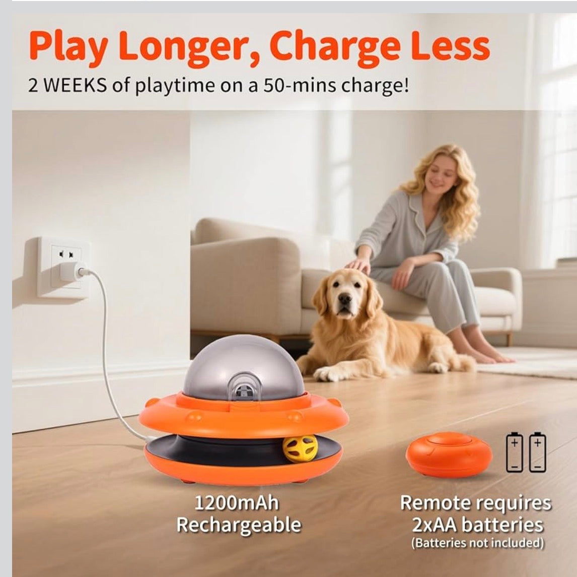 UFO PET AUTOMATIC FEEDING TOY
