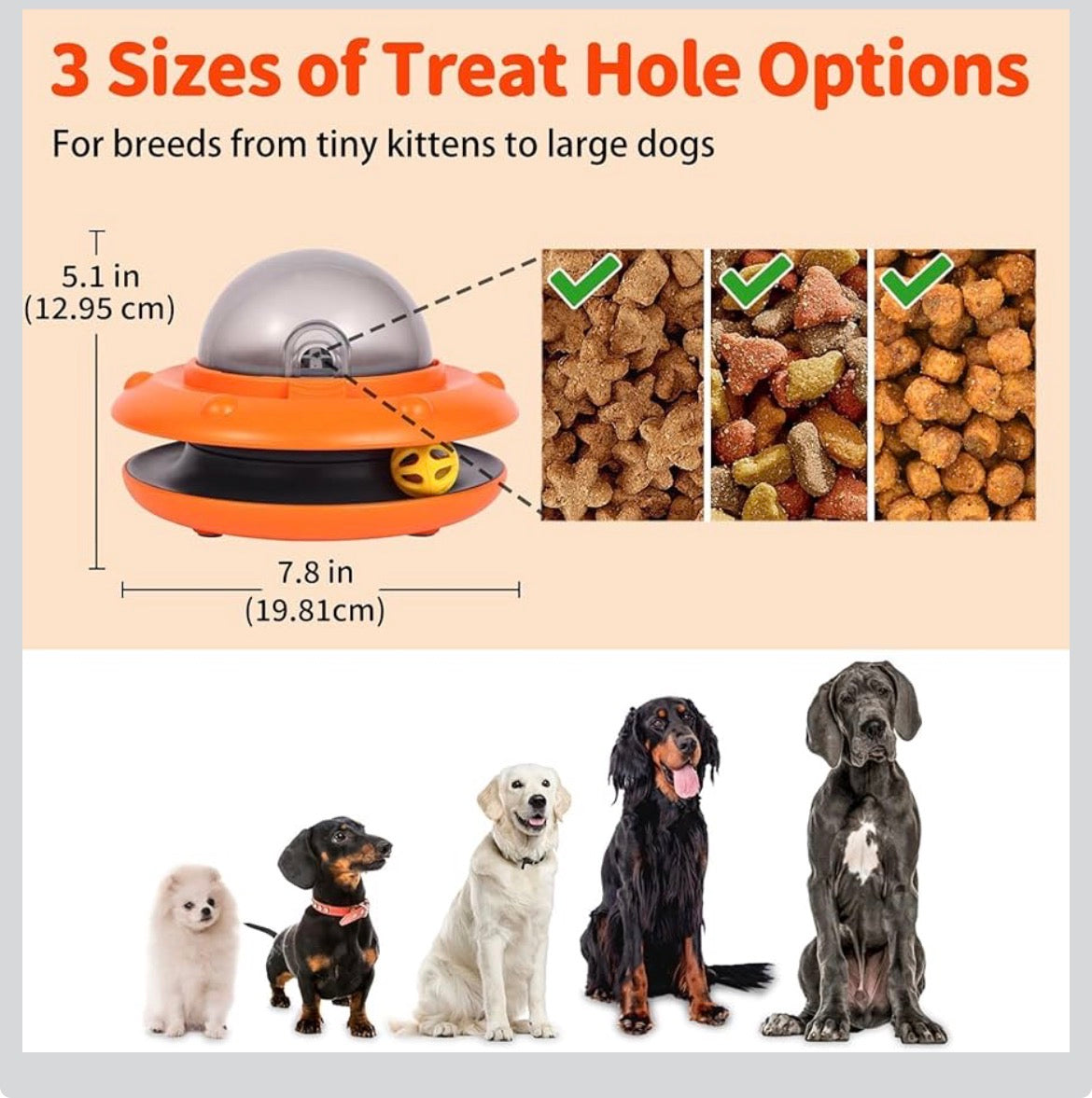 UFO PET AUTOMATIC FEEDING TOY