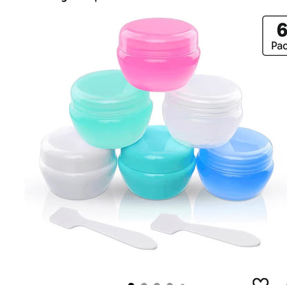 6 PC TRAVEL CONTAINERS