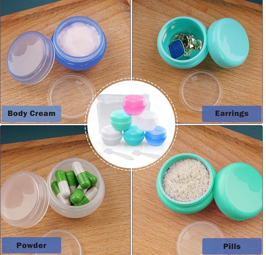6 PC TRAVEL CONTAINERS