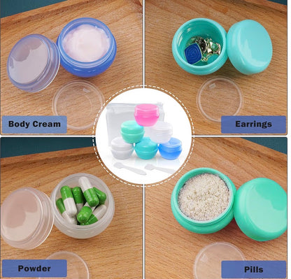 6 PC TRAVEL CONTAINERS