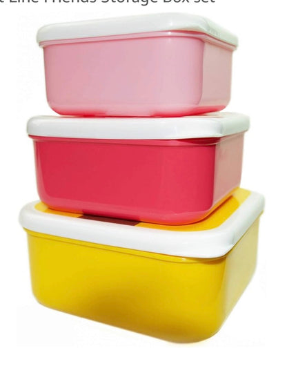 Blue Print Line Friends Storage Box set