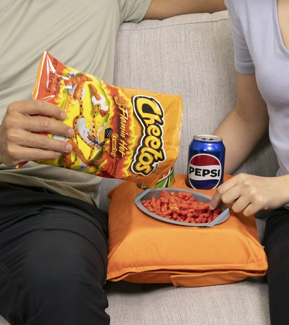 Snuggie Flaming Hot Cheetos 2-in-1 Pillow and Snack Tray