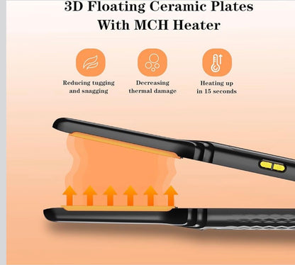 Pencil Flat Iron 3/10" Small Flat Irons for Short Hair,Pixie Cut & Bangs