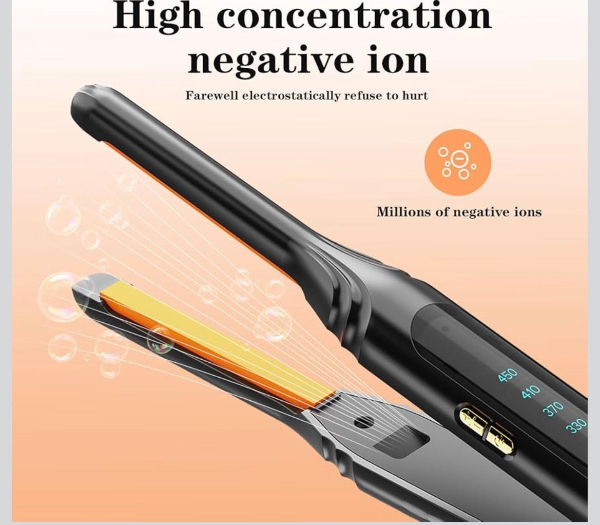 Pencil Flat Iron 3/10" Small Flat Irons for Short Hair,Pixie Cut & Bangs