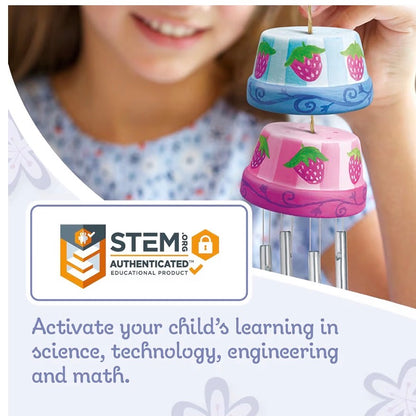 4M Make A Wind Chime Kit - Construct & Paint A Wind Powered Musical Chime DIY