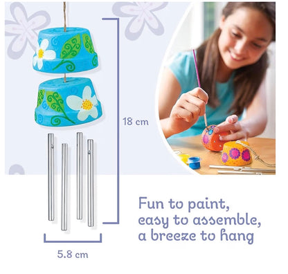 4M Make A Wind Chime Kit - Construct & Paint A Wind Powered Musical Chime DIY