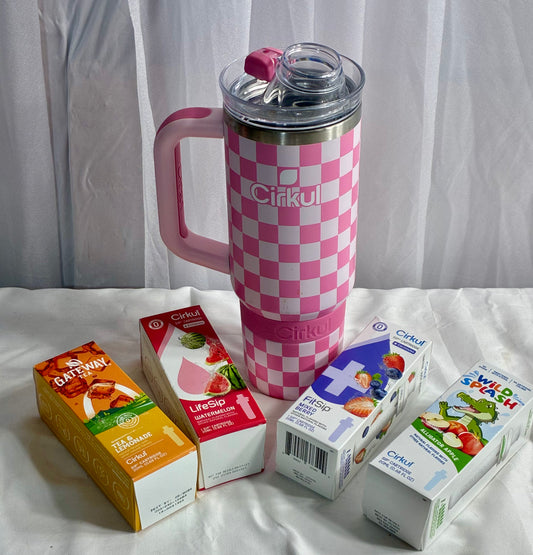 Cirkul 30oz Travel StrawSip @ 4 Cartridges