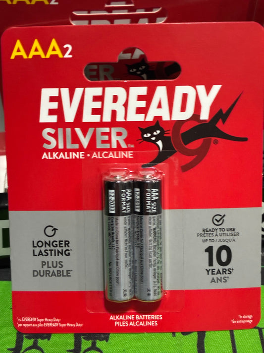 2-pack of Eveready Silver Alkaline AAA