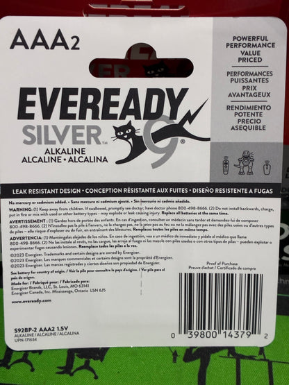 2-pack of Eveready Silver Alkaline AAA