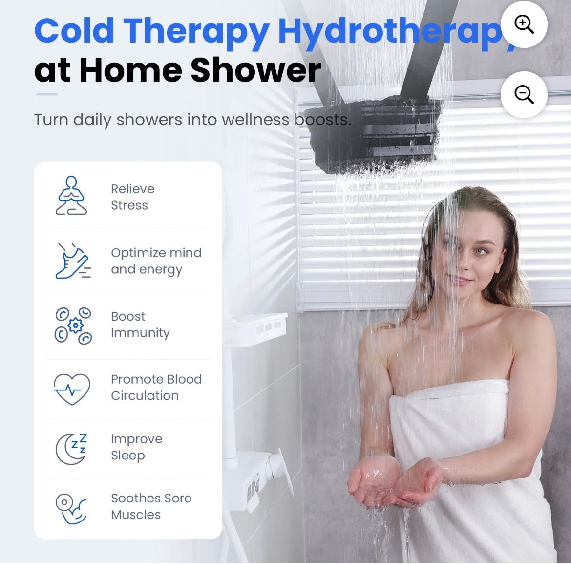 Bob and Brad Ice Bath Tub & Cold Shower Chiller Combo