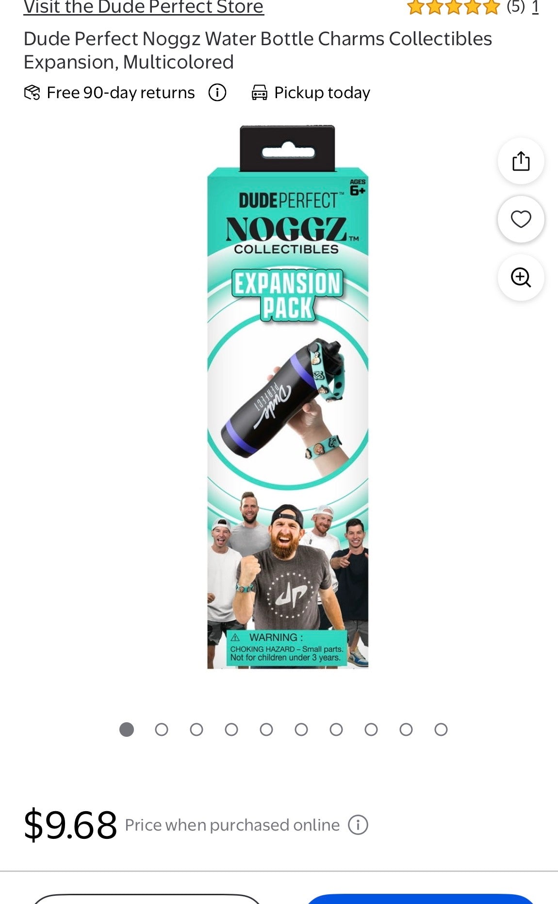Dude Perfect Noggz Water Bottle Charms Collectibles Expansion,