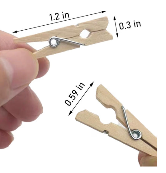 200 PCS Mini Clothespins