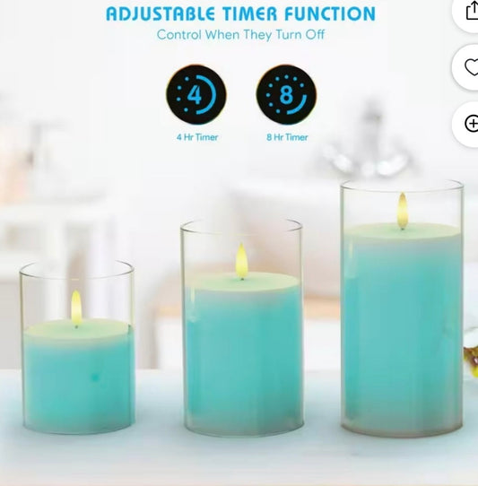 Tzumi Aura LED Color Candle Flameless LED Candle
